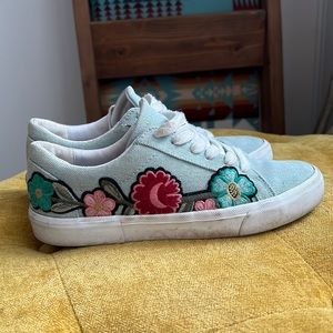Floral sneakers